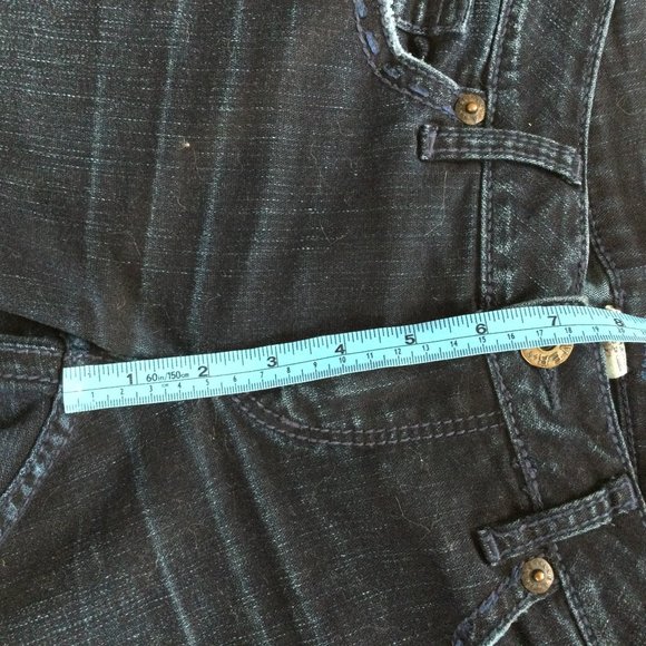 Silver Jeans W28 Cut Offs Low Rise Dark Denim - Picture 6 of 8